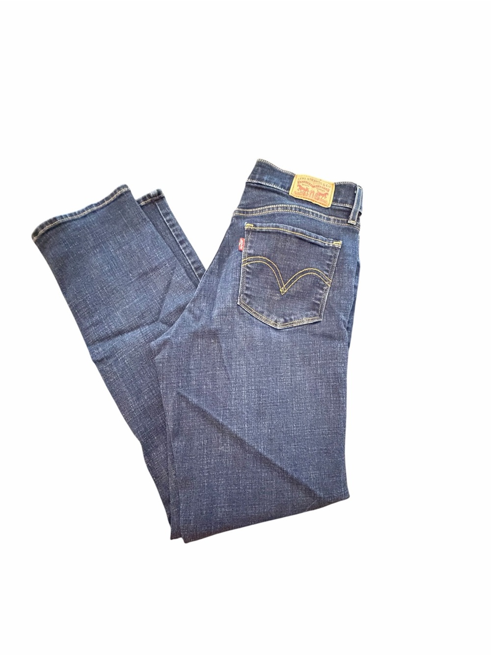 Levi’s Blue Jeans Classic Straight Stretch Women's Size 4M 27x30 Comfy